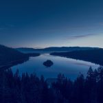 Lake in the night